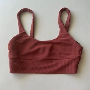 Beach riot ribbed small sports bra